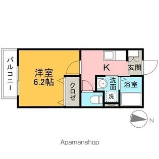 オーキッド【2階】の間取り